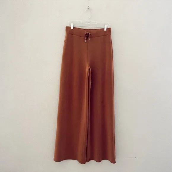 Spanx Air Essentials Wide Leg Pant Womens Large Tall Butterscotch Casual Comfy - Picture 5 of 13